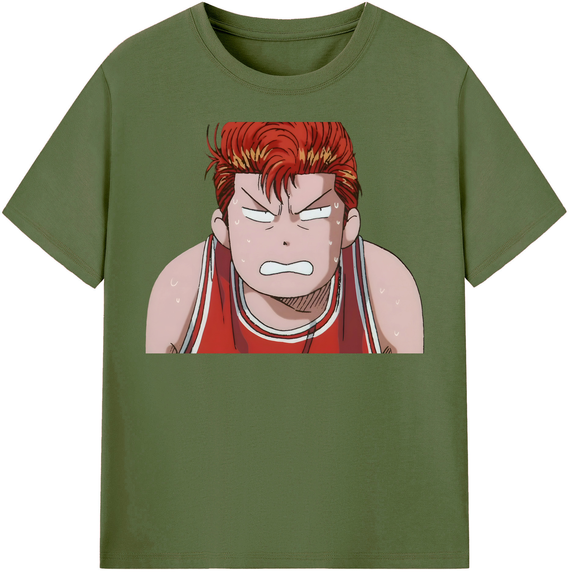 SLAM DUNK／スラムダンク 綿100％半袖Tシャツ（フロントプリント）